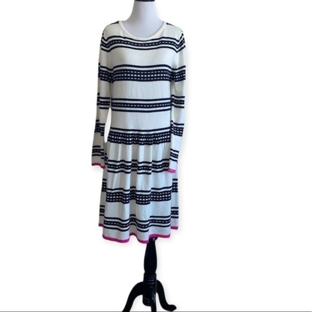 Eliza j women’s large striped sweater dress‎